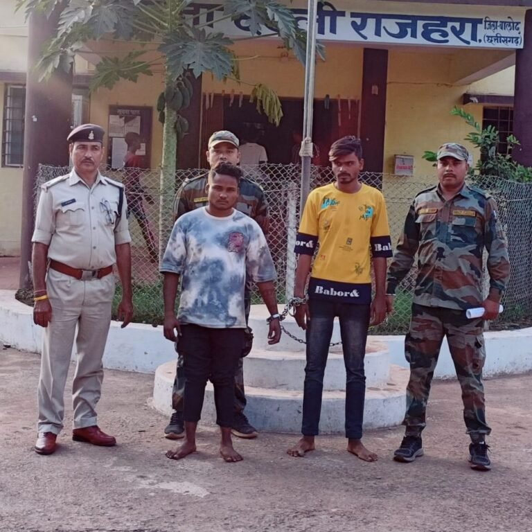 बालोद में घर से सोने-चांदी के जेवर चुराने वाले गिरफ्तार:2 महीने पहले जेल से रिहा हुआ था, बाहर निकलते ही फिर की चोरी