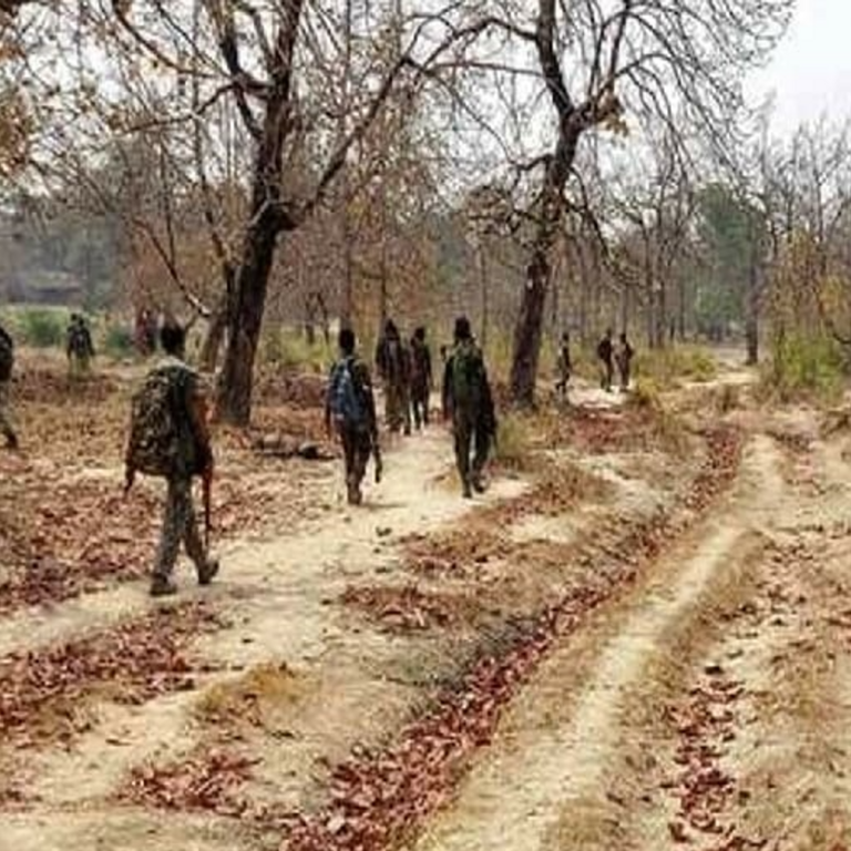 पुलिस-नक्सली मुठभेड़…2 नक्सलियों के मारे जाने की खबर:बीजापुर में सुबह से फोर्स ने घेरा; रुक-रुककर हो रही फायरिंग