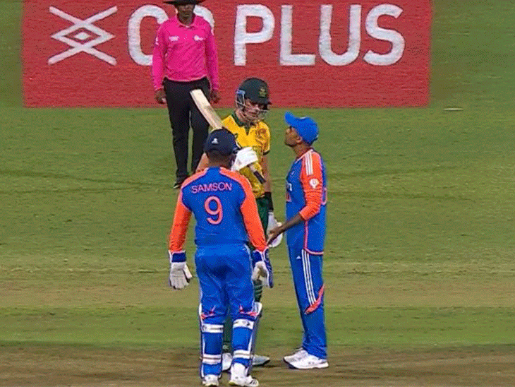 सूर्या की डायरेक्ट हिट, रिकेलटन का 104 मीटर का सिक्स:2 बार हुआ भारत का राष्ट्रगान, नो-बॉल पर अर्शदीप बोल्ड; IND-SA टी-20 मैच मोमेंट्स