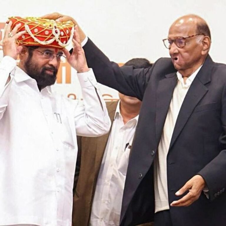 शरद पवार ने शिंदे का सम्मान किया, उद्धव गुट नाराज:राउत बोले-शिंदे ने ही शिवसेना को तोड़ा, पवार को कार्यक्रम में नहीं जाना चाहिए था