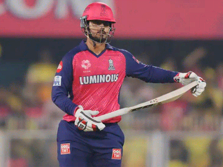 रियान ने एक हाथ से डाइविंग कैच लपका:धोनी ने नीतीश को स्टंपिंग किया, लाइट शो में सैमसन और वॉर्न की जर्सी दिखी; मोमेंट्स