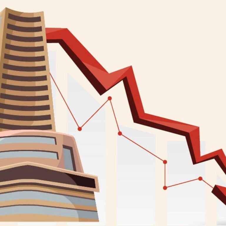 सेंसेक्स में 300 अंक से ज्यादा की गिरावट:ये 76,300 पर कारोबार कर रहा, निफ्टी भी 100 अंक फिसला; IT और ऑटो शेयर टूटे
