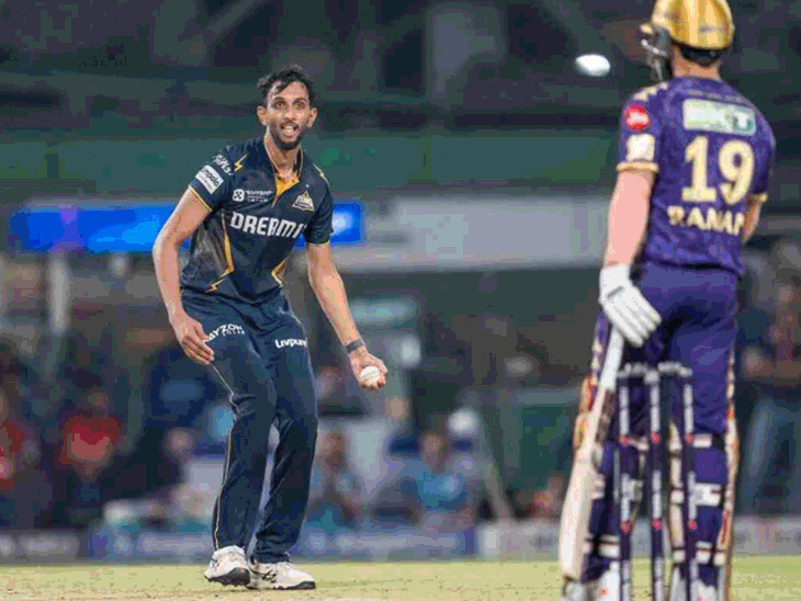 बटलर के 2 ओवर में दो कैच छूटे:प्रसिद्ध ने रमनदीप का कैच लपका; जोस ने रहाणे को स्टंपिंग किया