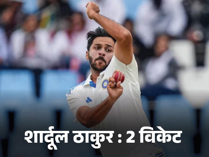 लीड्स टेस्ट में भारत की हार के 5 फैक्टर्स:दोनों पारियों में मिडिल ऑर्डर के बैटर्स फेल, जडेजा-ठाकुर 3 विकेट ही ले सके