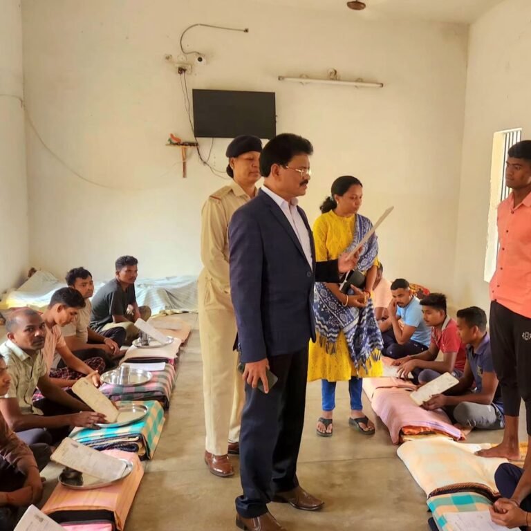 कांकेर जेल का न्यायाधीश ने किया निरीक्षण:बंदियों को मिलेगी नि:शुल्क कानूनी मदद, मूलभूत सुविधाओं पर जोर