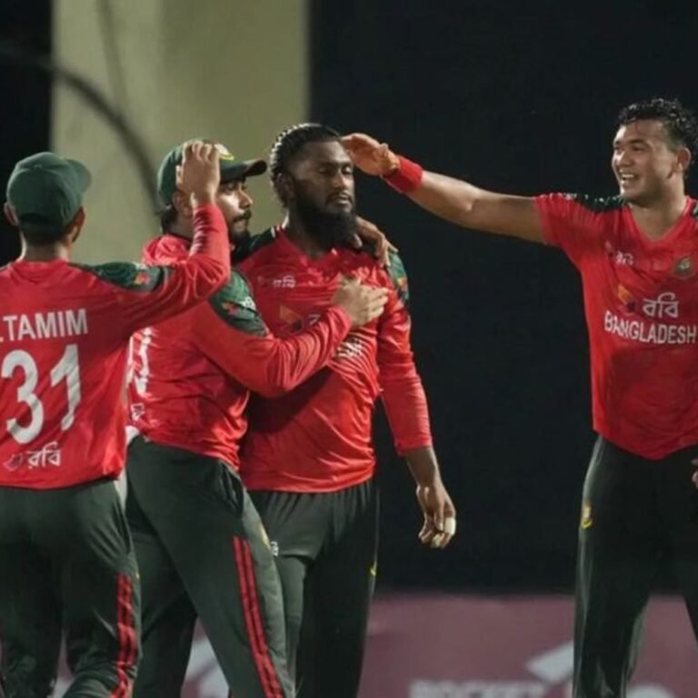 बांग्लादेश ने नीदरलैंड को 8 विकेट से पहला टी-20 हराया:तस्कीन अहमद को 4 विकेट, कप्तान लिट्टन दास ने फिफ्टी लगाकर जिताया