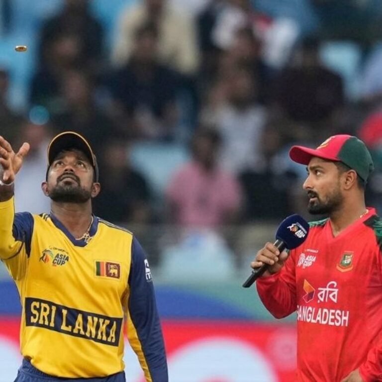 एशिया कप के सुपर-4 में SL vs BAN:बांग्लादेश ने टॉस जीतकर गेंदबाजी चुनी, टीम 2 बदलाव के साथ उतरी
