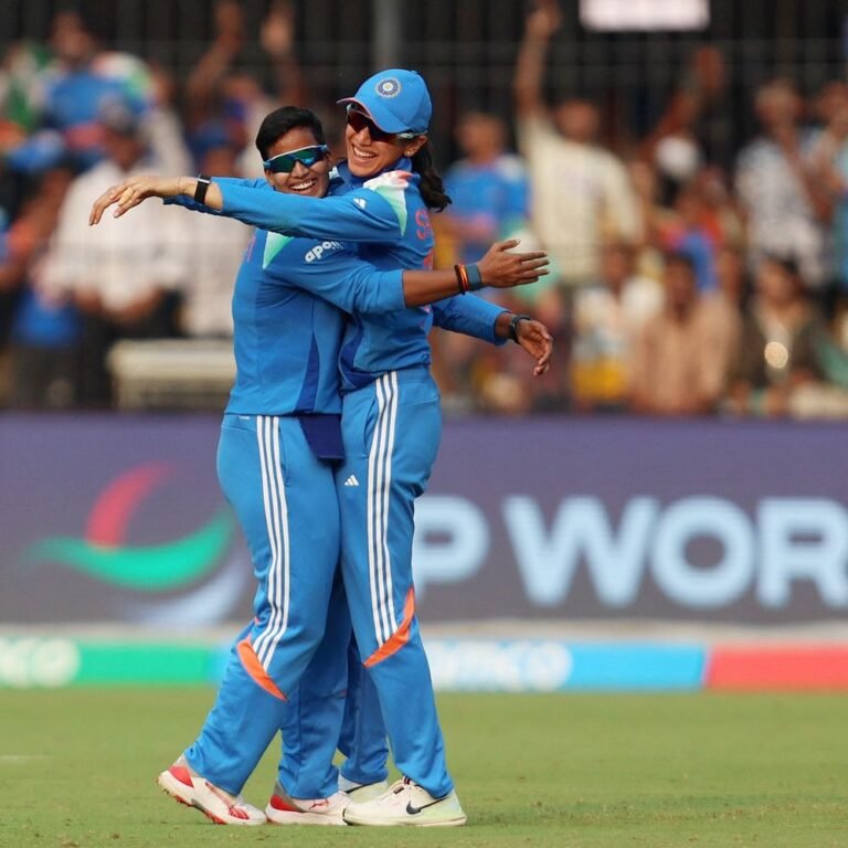 विमेंस वर्ल्ड कप- ब्रंट-नाइट ने फिफ्टी पार्टनरशिप की:दीप्ति शर्मा को 2 विकेट; 31 ओवर के बाद इंग्लैंड का स्कोर- 145/2