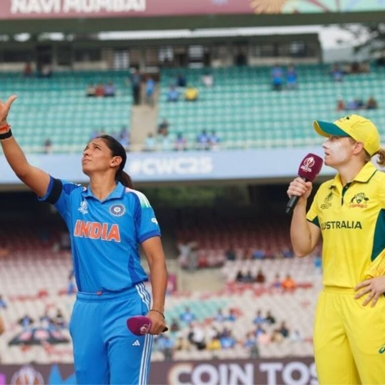 विमेंस वर्ल्डकप सेमीफाइनल- 2 ओवर में ऑस्ट्रेलिया का स्कोर 12/0:लिचफील्ड ने क्रांति गौड़ के ओवर में दो चौके लगाए, हरमनप्रीत से हीली का कैच छूटा