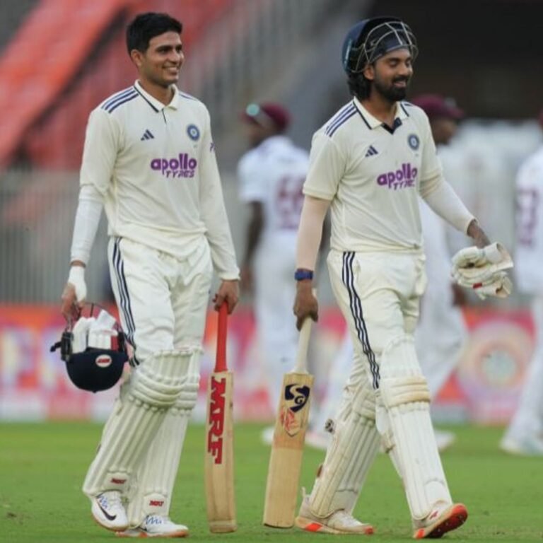 IND vs WI अहमदाबाद टेस्ट- भारत 41 रन से पीछे:दूसरे दिन राहुल और शुभमन पारी आगे बढ़ाएंगे; वेस्टइंडीज 162 ही बना सका