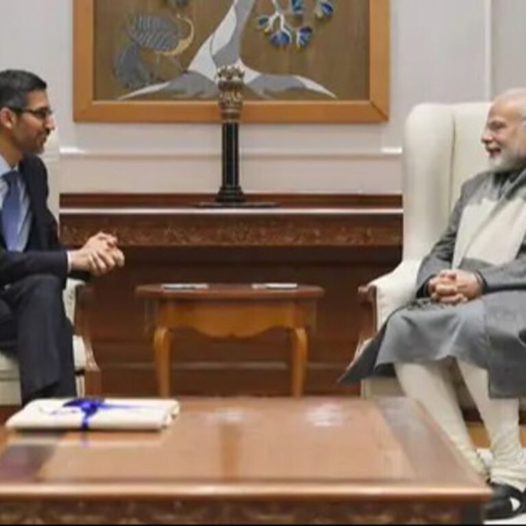 भारत में ₹1.33 लाख करोड़ निवेश करेगी गूगल:पहला AI हब आंध्र प्रदेश में बनाएगी; CEO पिचाई ने PM मोदी से बात की