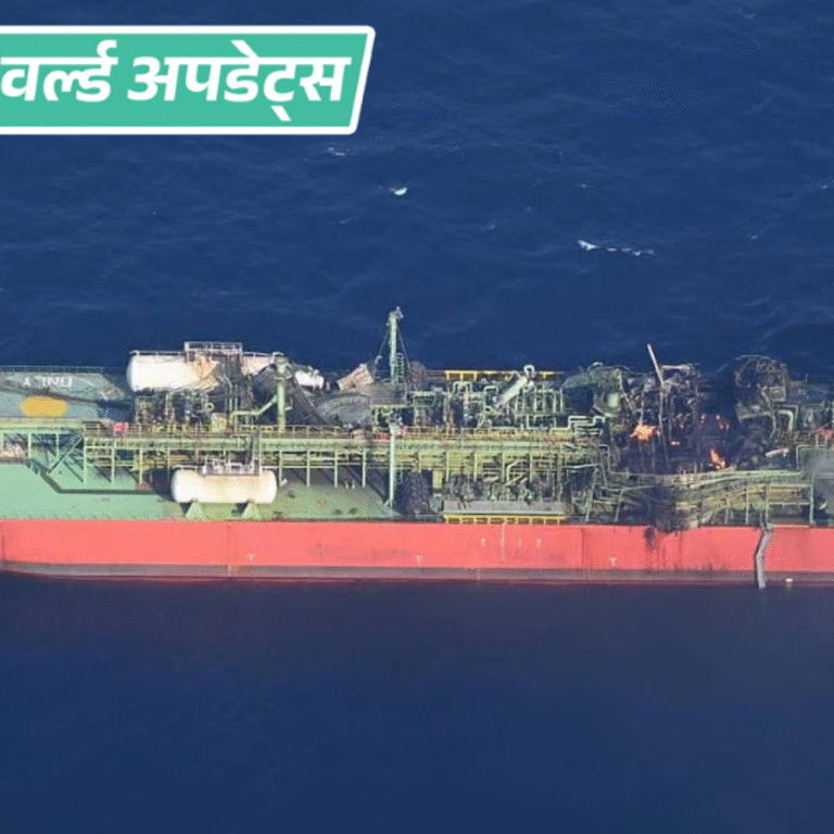 वर्ल्ड अपडेट्स:यमन के तट पर LPG टैंकर में आग, 23 भारतीयों को बचाया गया