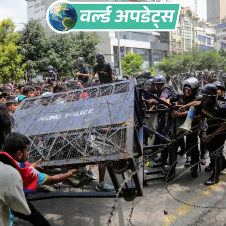वर्ल्ड अपडेट्स:नेपाल में फिर भड़का GenZ प्रोटेस्ट, वामपंथी नेताओं के साथ छात्रों की झड़प, कर्फ्यू