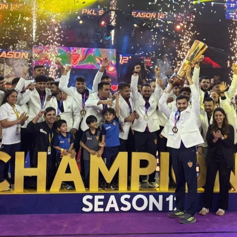 दबंग दिल्ली दूसरी बार प्रो कबड्डी लीग चैंपियन:फाइनल में पुणेरी पलटन को 31-28 से हराया; फजल अतराचली प्लेयर ऑफ द टूर्नामेंट