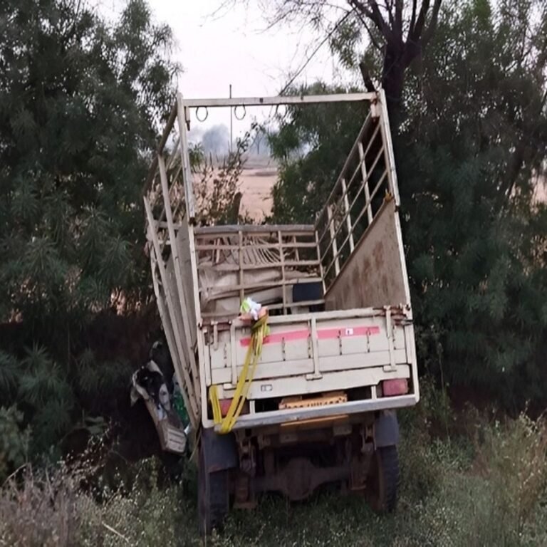 बेमेतरा सड़क हादसे में पश्चिम-बंगाल के 3 मजदूरों की मौत:ट्रक ने पिकअप को टक्कर मारी, देर-रात लौट रहे थे; केरल-फ्लावर्स में काम करते थे