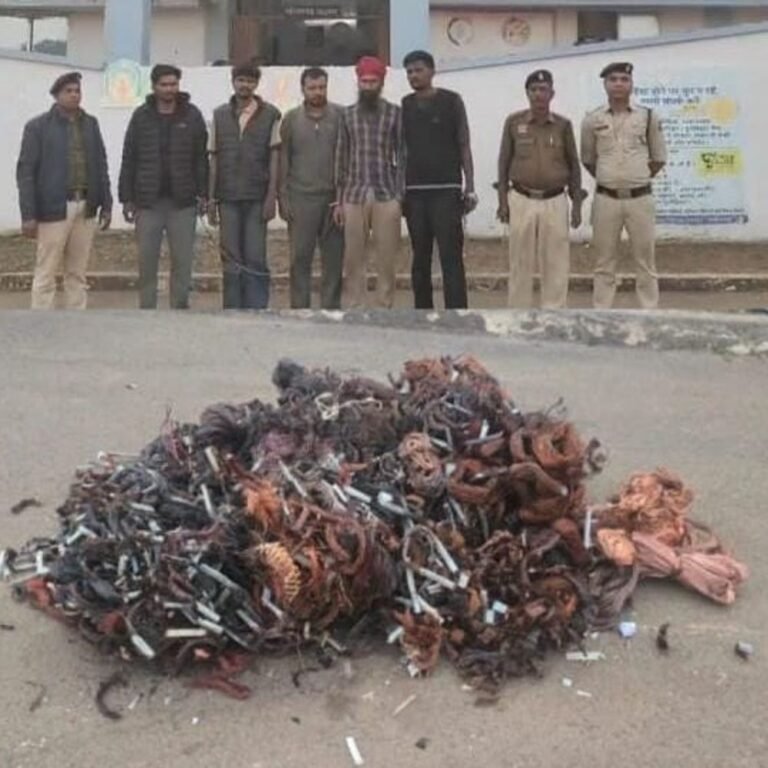 निजी पावर प्लांट से तांबा चोरी:2 लाख से अधिक का तांबा चुराने वाले 5 आरोपी गिरफ्तार