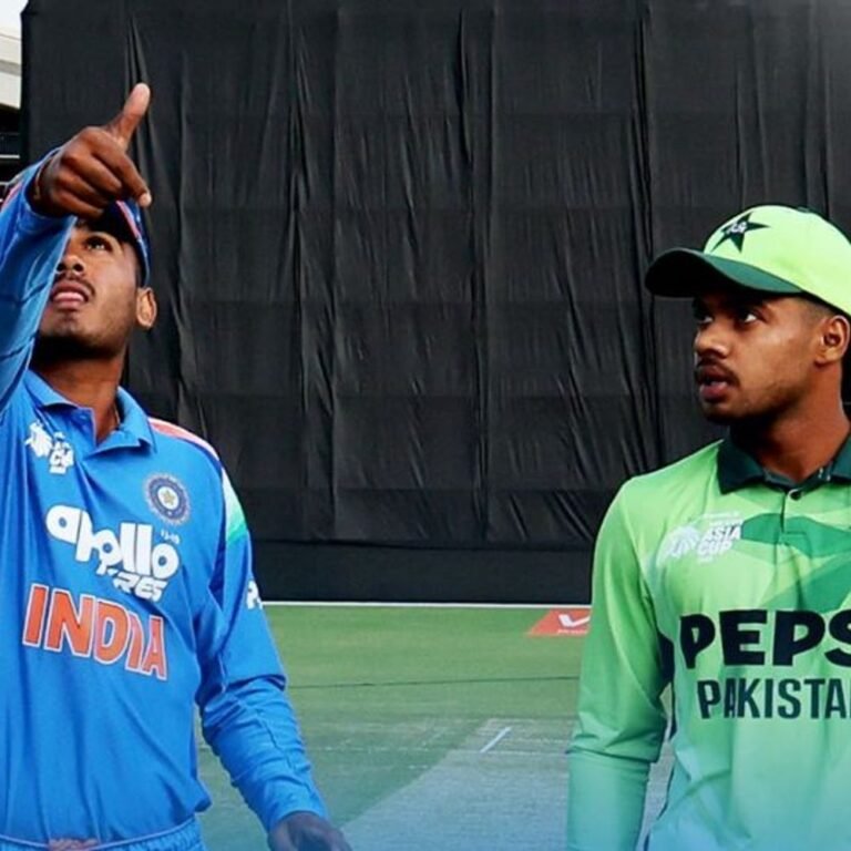 अंडर-19 एशिया कप में IND vs PAK:वैभव सूर्यवंशी 5 रन बनाकर आउट; 9 ओवर के बाद भारत का स्कोर 73/1