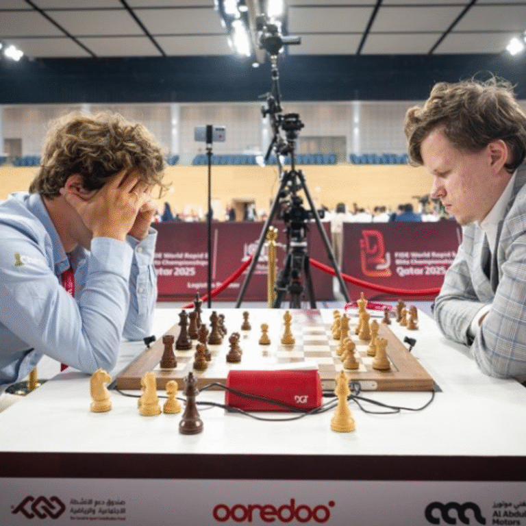 कार्लसन ने गुस्से में कैमरामैन को धक्का दिया, VIDEO:5 बार के चेस चैंपियन वर्ल्ड रैपिड में रूस के आर्टेमिएव से हारे