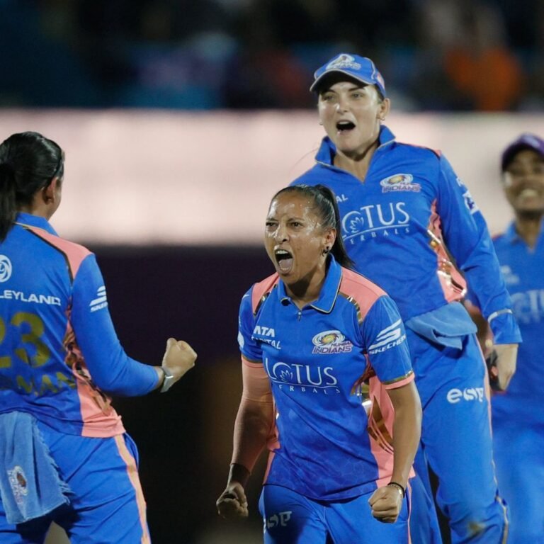 WPL में MI vs GG:मुंबई ने टॉस जीतकर बॉलिंग चुनी, गुजरात ने लगातार 2 मैच जीते; हेली मैथ्यूज ने वापसी की