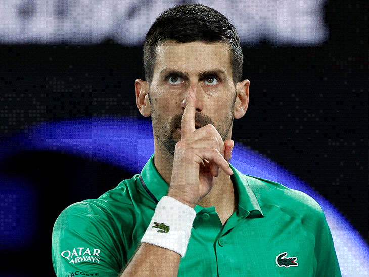 जोकोविच 400 ग्रैंड स्लैम मैच जीतने वाले पहले खिलाड़ी:ऑस्ट्रेलिया ओपन में फेडरर के 102 जीत के रिकॉर्ड की बराबरी की; ओसाका हटीं