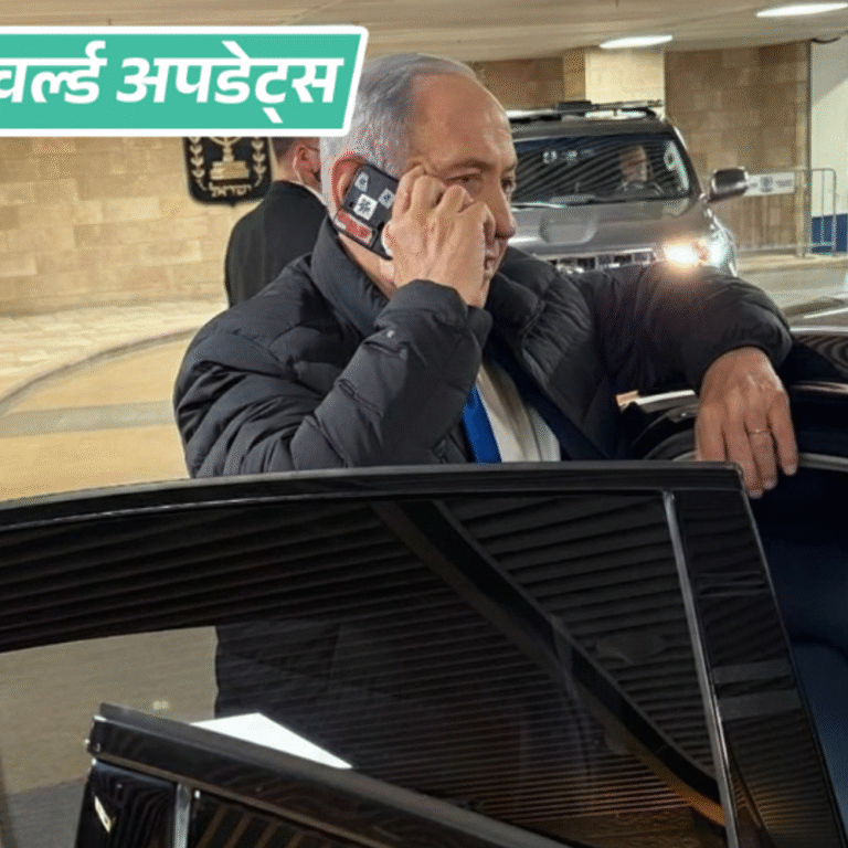 वर्ल्ड अपडेट्स:सोशल मीडिया पर इजराइली PM नेतन्याहू का फोन वायरल, लोगों ने पूछा- कैमरे पर टेप क्यों लगा है