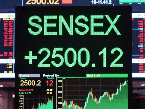 ट्रम्प ने टैरिफ घटाया, सेंसेक्स 2500 अंक चढ़ा:84,000 पर कारोबार कर रहा, निफ्टी 700 अंक ऊपर; रियल्टी-IT शेयरों में खरीदारी