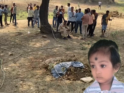 महाशिवरात्रि पर बच्ची की कब्र से छेड़छाड़, तंत्र-मंत्र की आशंका:सिर गायब, कब्र के पास मिला नींबू-चावल और कच्चे मांस का टुकड़ा; FIR दर्ज