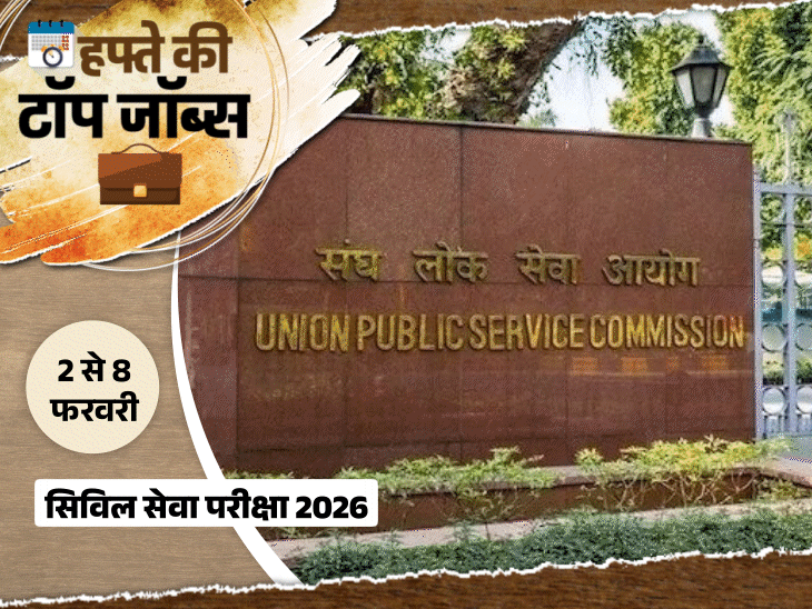 हफ्ते की टॉप जॉब्स:रेलवे में 10वीं पास के लिए 21,997 वैकेंसी; UPSC में 933 वैकेंसी, इस हफ्ते निकलीं 29 हजार से ज्यादा नौकरियां