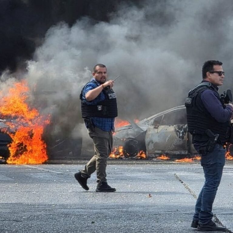 मैक्सिको में सेना ने ड्रग तस्कर को मार गिराया:समर्थक भड़के; एयरपोर्ट में तोड़फोड़ की, सड़क पर सैकड़ो गाड़ियों में आग लगाई