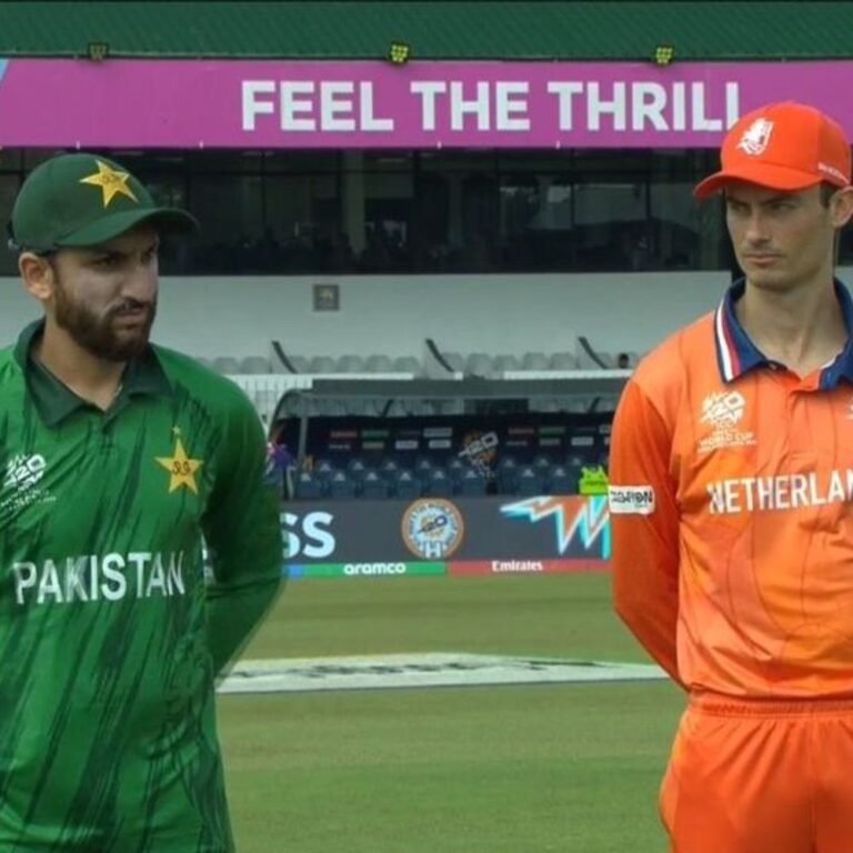 टी-20 वर्ल्ड कप का पहला मैच:पाकिस्तान ने टॉस जीतकर बॉलिंग चुनी, टीम ने नीदरलैंड के खिलाफ सभी मैच जीते