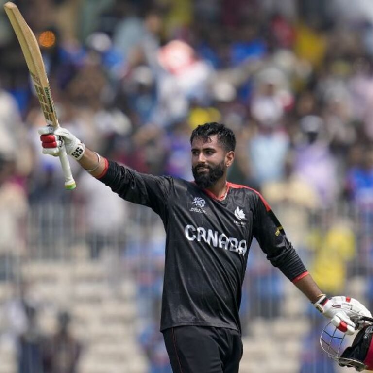 टी-20 वर्ल्डकप-कनाडा ने न्यूजीलैंड को 174 रन का टारगेट दिया:युवराज समरा टूर्नामेंट इतिहास में शतक लगाने वाले सबसे युवा खिलाड़ी बने