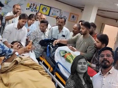 रोपवे हादसा…पति की कमर टूटी, पत्नी की लाश बाजू में:अंतिम संस्कार से पहले माथे तक सिंदूर लगाने नहीं उठ सके हाथ, रो पड़े लोग