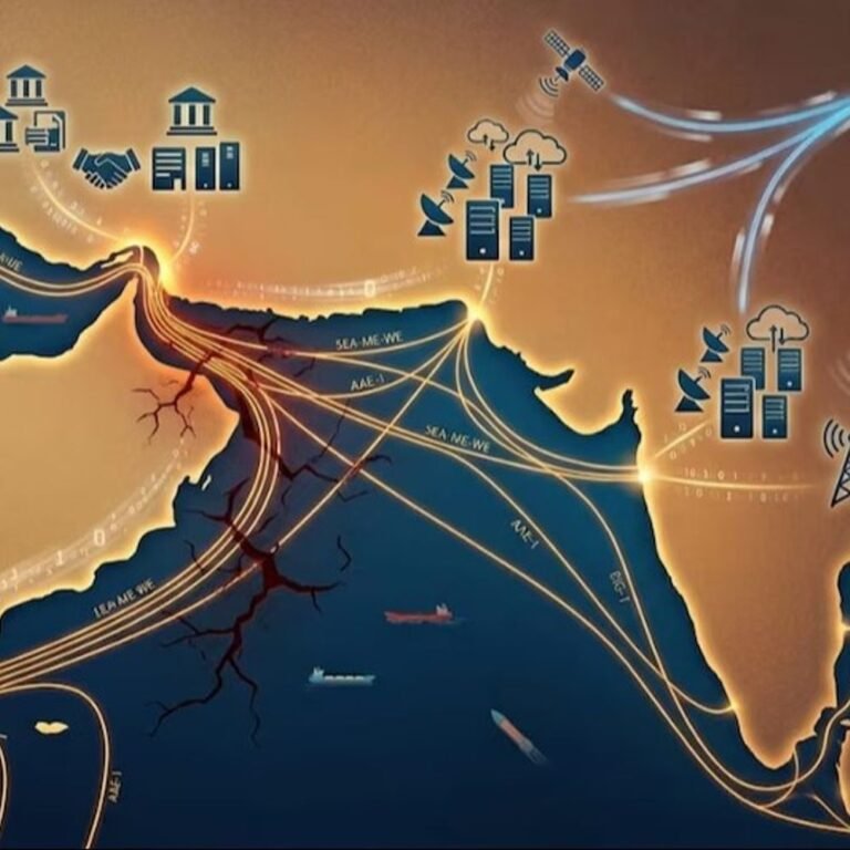 भारत समेत दुनियाभर में इंटरनेट ठप होने का खतरा:जंग से होर्मुज में बिछीं केबल्स को नुकसान की आशंका; समुद्र में 97% ग्लोबल डेटा