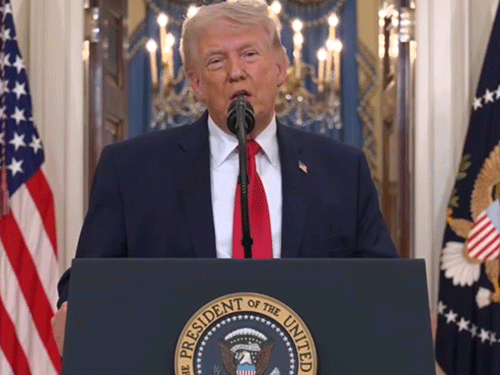 ट्रम्प बोले- ईरान जंग में जीत मिली:उनकी मिसाइल-ड्रोन क्षमता और नेवी खत्म, सेना हमारे कंट्रोल में, 2-3 हफ्ते में बड़ा हमला करेंगे