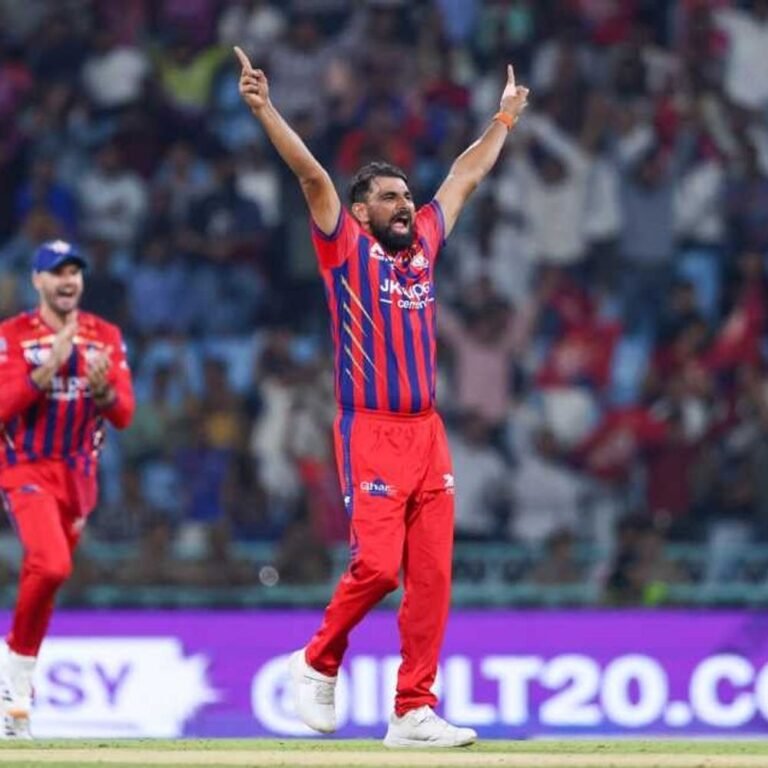 शमी ने 5वीं बार पहली बॉल पर विकेट लिया:रिजवी ने सिक्स लगाकर मैच जिताया, पंत रनआउट हुए; LSG-DC मैच के मोमेंट्स-रिकार्ड्स