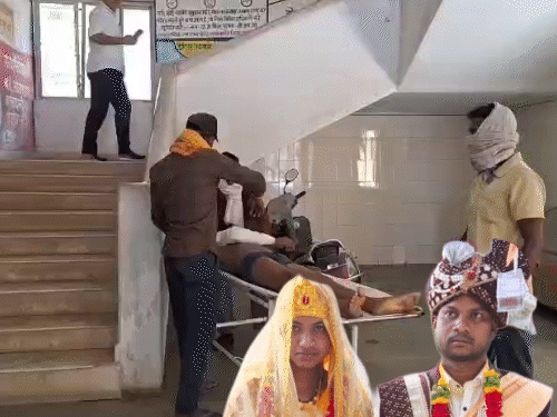 शादी के 2 दिन बाद दूल्हे की एक्सीडेंट में मौत:टेंट का सामान छोड़ने जा रहे थे, बेकाबू होकर पलटा ट्रैक्टर, दबने से गई जान
