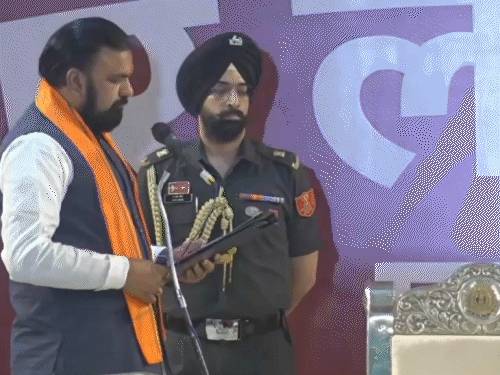 सम्राट चौधरी बिहार के 24वें मुख्यमंत्री बने:JDU से विजय चौधरी और बिजेंद्र प्रसाद यादव ने डिप्टी CM पद की शपथ ली