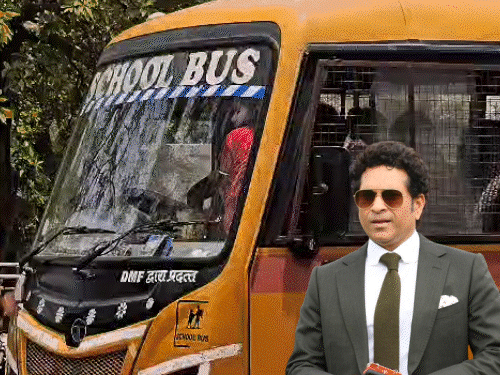 सचिन तेंदुलकर प्राइवेट जेट से पहुंचे जगदलपुर:परिवार भी साथ में, आदिवासी बच्चों संग खेलेंगे क्रिकेट; गर्मी में सुबह से इंतजार कर रहे बच्चे