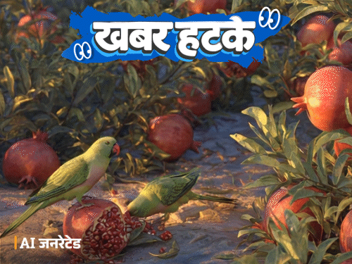 खबर हटके- शादी के लिए टावर पर चढ़कर रील बनाई:11k व्यूज पर नीचे उतरी लड़की, टॉयलेट सीट पर विज्ञापन; तोते ने फसल खराब की, मुआवजा मिला