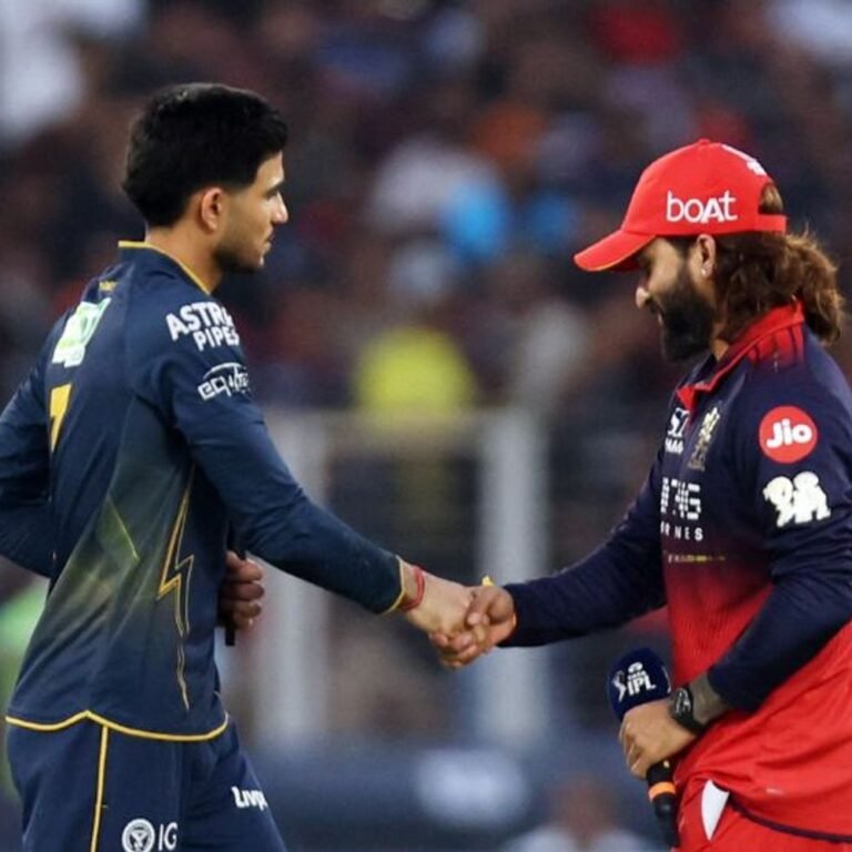 IPL में गुजरात vs बेंगलुरु:पहले ओवर से 6 रन आए, बेथेल ने सिराज की आखिरी बॉल पर चौका लगाया