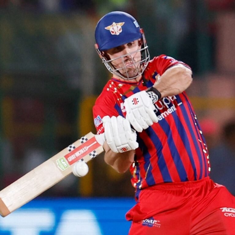 IPL- इंग्लिस का अर्धशतक:मार्श के साथ अर्धशतकीय साझेदारी पूरी, राजस्थान के खिलाफ लखनऊ का स्कोर 95/0