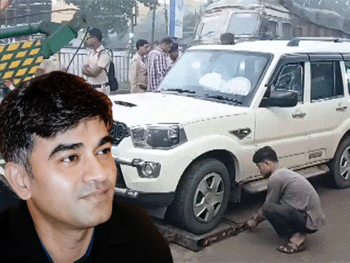 पीछा किया, रास्ता रोका और गोलियां बरसा दीं:अपराधियों की कार का नंबर फर्जी, बाइक बिना नंबर प्लेट की; सुवेंदु के PA की हत्या की टाइमलाइन