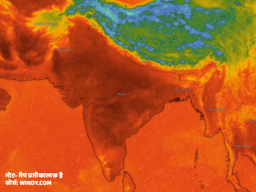 भारत में सूखा और भीषण गर्मी पड़ने की आशंका:अलनीनो के जुलाई तक एक्टिव, सर्दी तक रहने की संभावना, इससे मानसून कमजोर पड़ सकता है