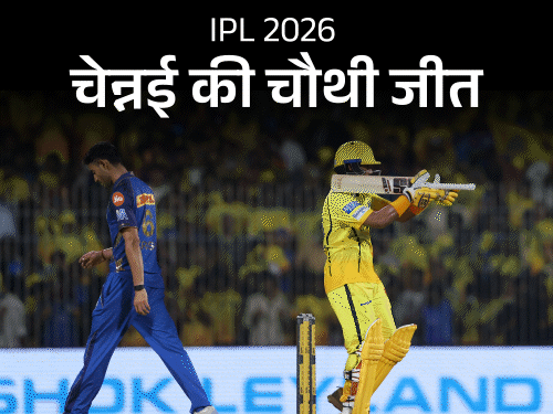 CSK के कार्तिक शर्मा ने IPL की पहली फिफ्टी लगाई:सैमसन कैच छूटने के बाद उसी ओवर में आउट हुए, नूर का नो-लुक सेलिब्रेशन; मोमेंट्स