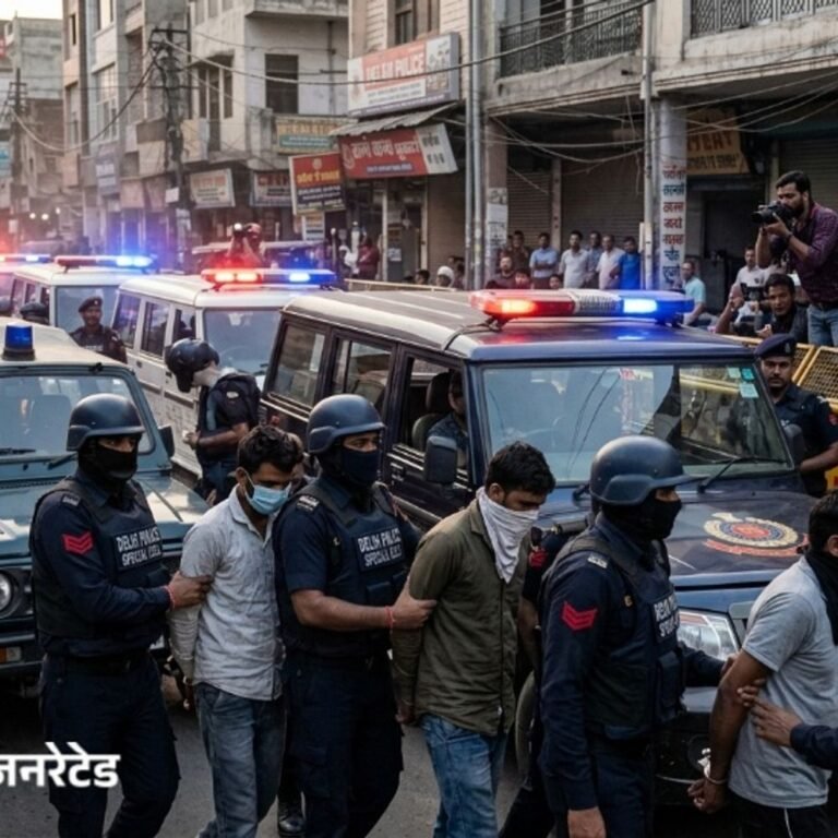 दिल्ली में पाकिस्तानी खुफिया एजेंसी ISI के 9 एजेंट गिरफ्तार:हथियार, हैंड ग्रेनेड और विस्फोटक बरामद; धार्मिक स्थलों, सुरक्षा बलों पर हमले की साजिश नाकाम