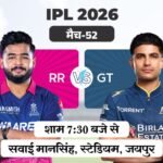 IPL में आज राजस्थान vs गुजरात:जीत की हैट्रिक लगा चुकी टाइटंस के पास रॉयल्स को पीछे छोड़ने का मौका, जयपुर में मुकाबला