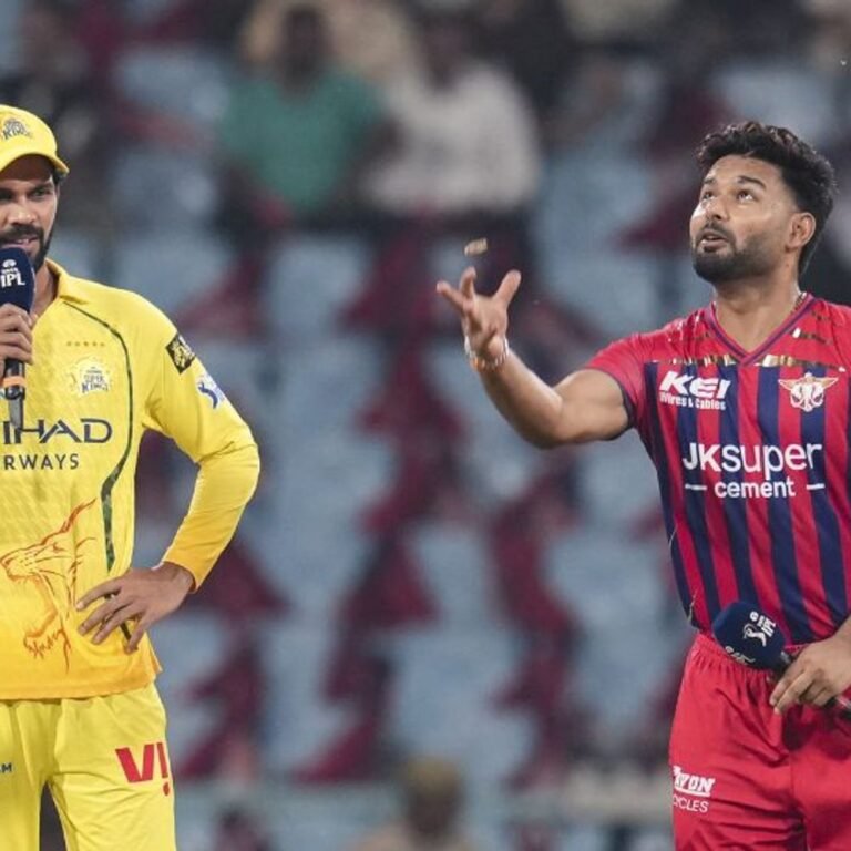 IPL- लखनऊ ने टॉस जीतकर बॉलिंग चुनी:टीम में दो बदलाव; चेन्नई की ओर से स्पेंसर जॉनसन का डेब्यू