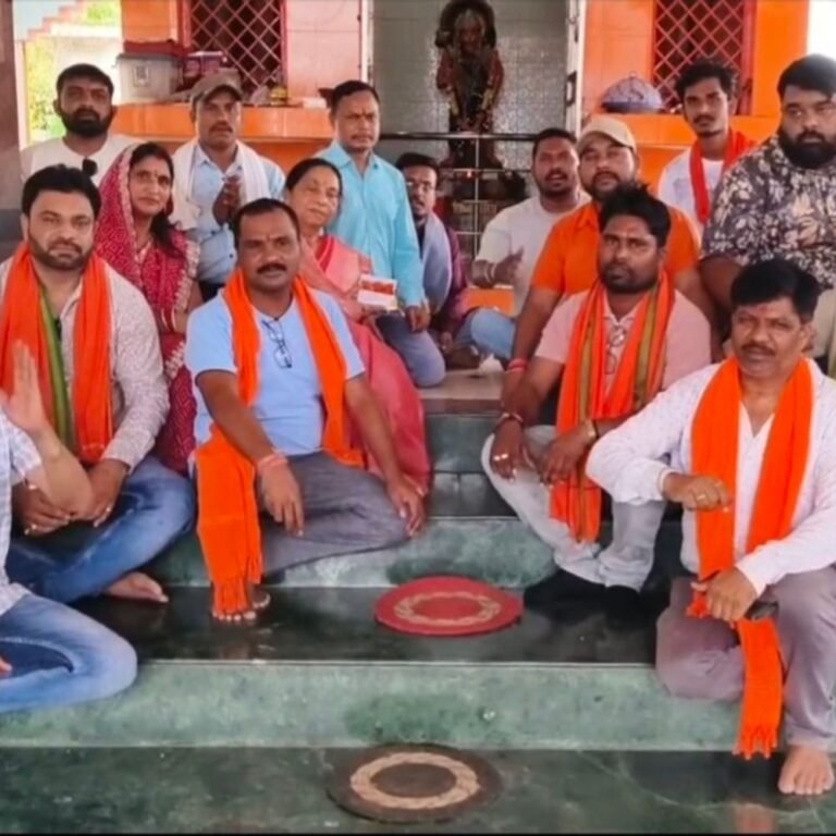 मोदी सरकार के 12 साल पूरे:भाजपा मंडल चारामा ने की पूजा-अर्चना, प्रगति की कामना