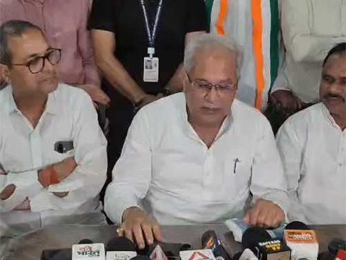 भूपेश बोले- RSS वाले राम मंदिर को लूट रहे:बिलासपुर में कहा- कका का तेवर बरकरार, लेकिन सामूहिक नेतृत्व में चुनाव लड़ेगी कांग्रेस