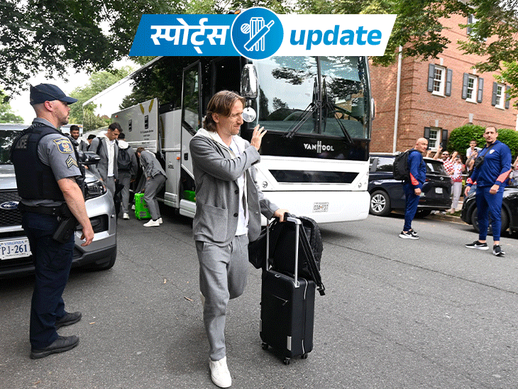 स्पोर्ट्स अपडेट- क्रोएशिया टीम फुटबॉल वर्ल्ड कप खेलने अमेरिका पहुंची:रोनाल्डो वॉर्मअप मैच में गोल नहीं कर सके, अर्जेंटीना का मैच देखने पहुंचे 88 हजार फैंस
